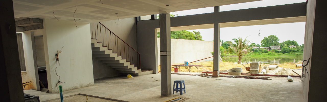 Obra residencial em Salto